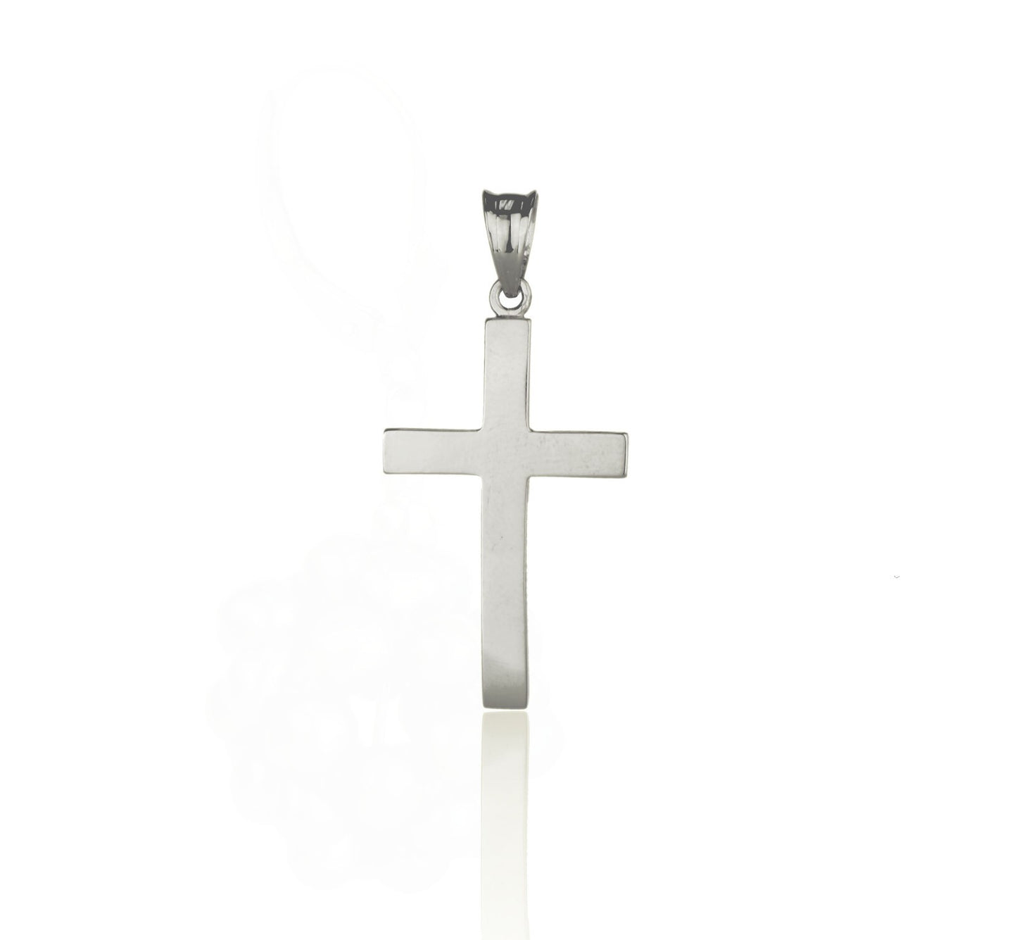 14k Yellow and White Gold Cross Pendants