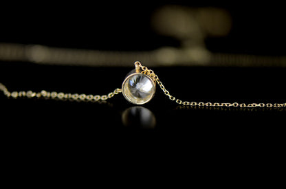 1ct Round Solitaire Pendant Necklace Bezel Set Chain 14K White or Yellow Gold