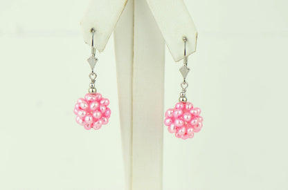 Sterling Silver Genuine Freshwater Earrings