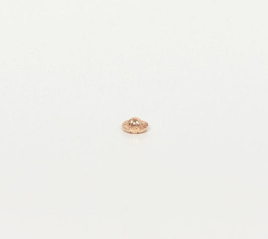 14K Yellow Gold Earring Screw Back