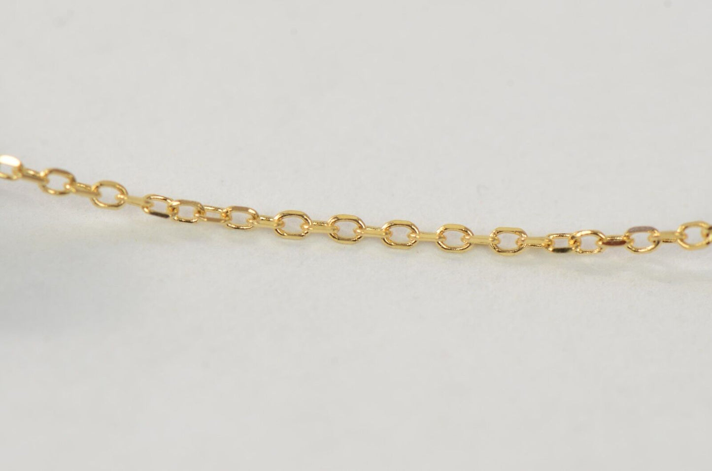 14k Yellow gold Freshwater Black Pearls by the yard 18" Necklace