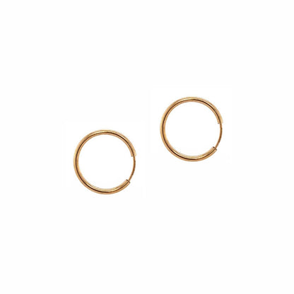 14k Goldfilled Endless Hoop Earrings