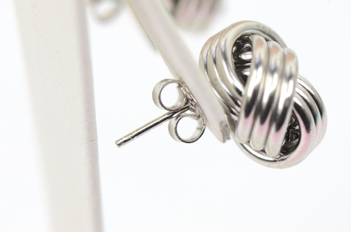 love knot earrings sterling silver