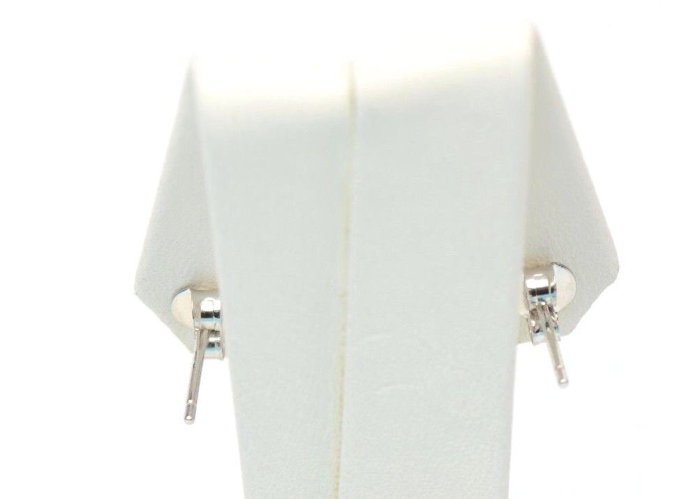 sterling silver hamsa earrings stud cz 925 evil eye white hand