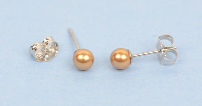 Sterling Silver 925 with swarovski crystal pearl handmade earrings