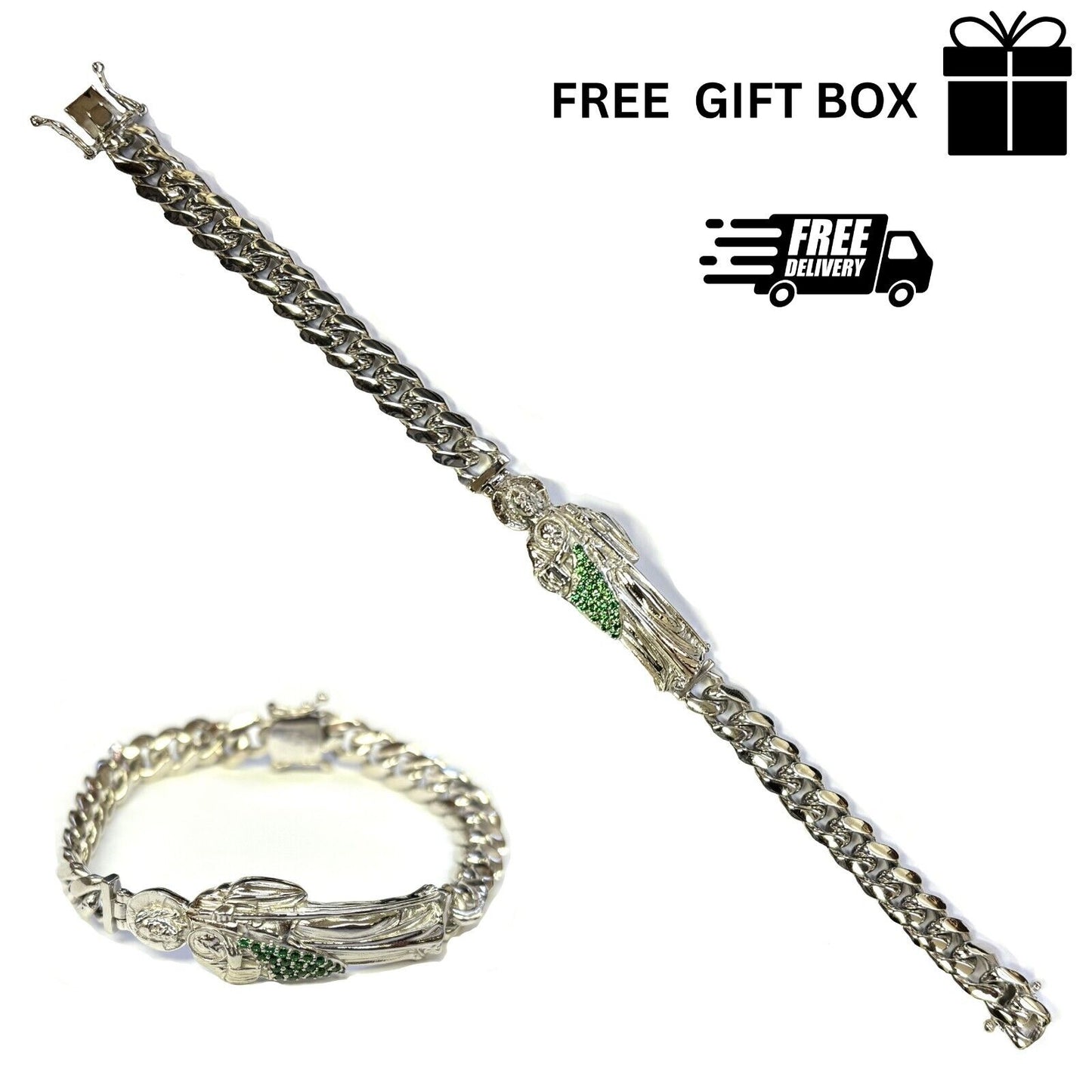 Sterling Silver 925 St. Jude Bracelet