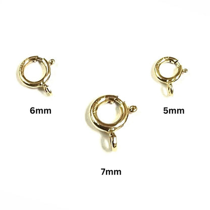 14K Goldfilled Spring Ring Clasp Lock Finding - Bracelet Chain Necklace