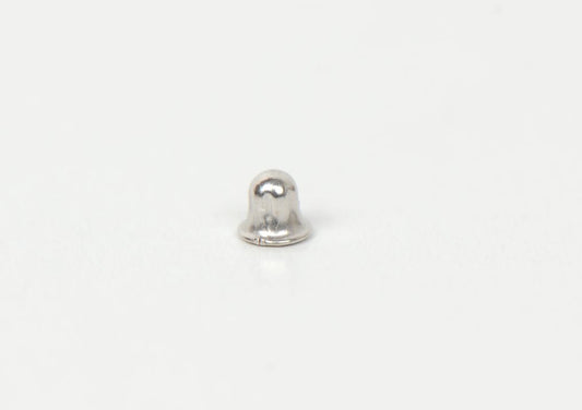 14K Solid White Gold Screw Back Earring Backing (small) by pc