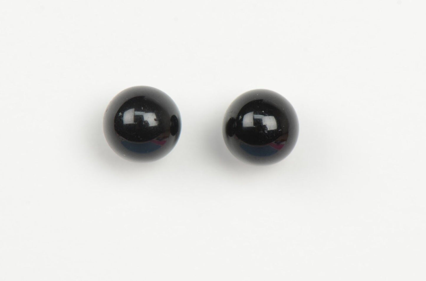 Sterling Silver 925 black Onyx Stone handmade stud earrings 4-8mm