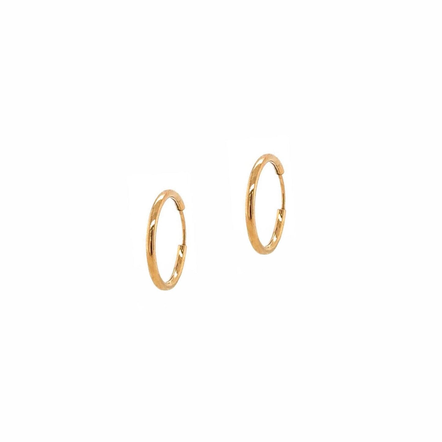 14k Goldfilled Endless Hoop Earrings