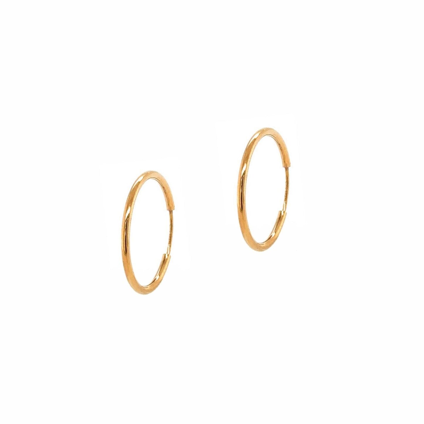 14k Goldfilled Endless Hoop Earrings