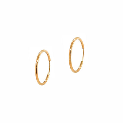 14k Goldfilled Endless Hoop Earrings