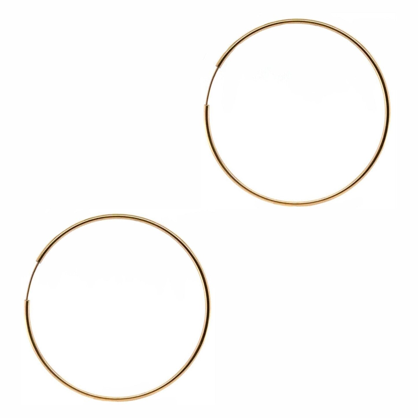 14k Goldfilled Endless Hoop Earrings