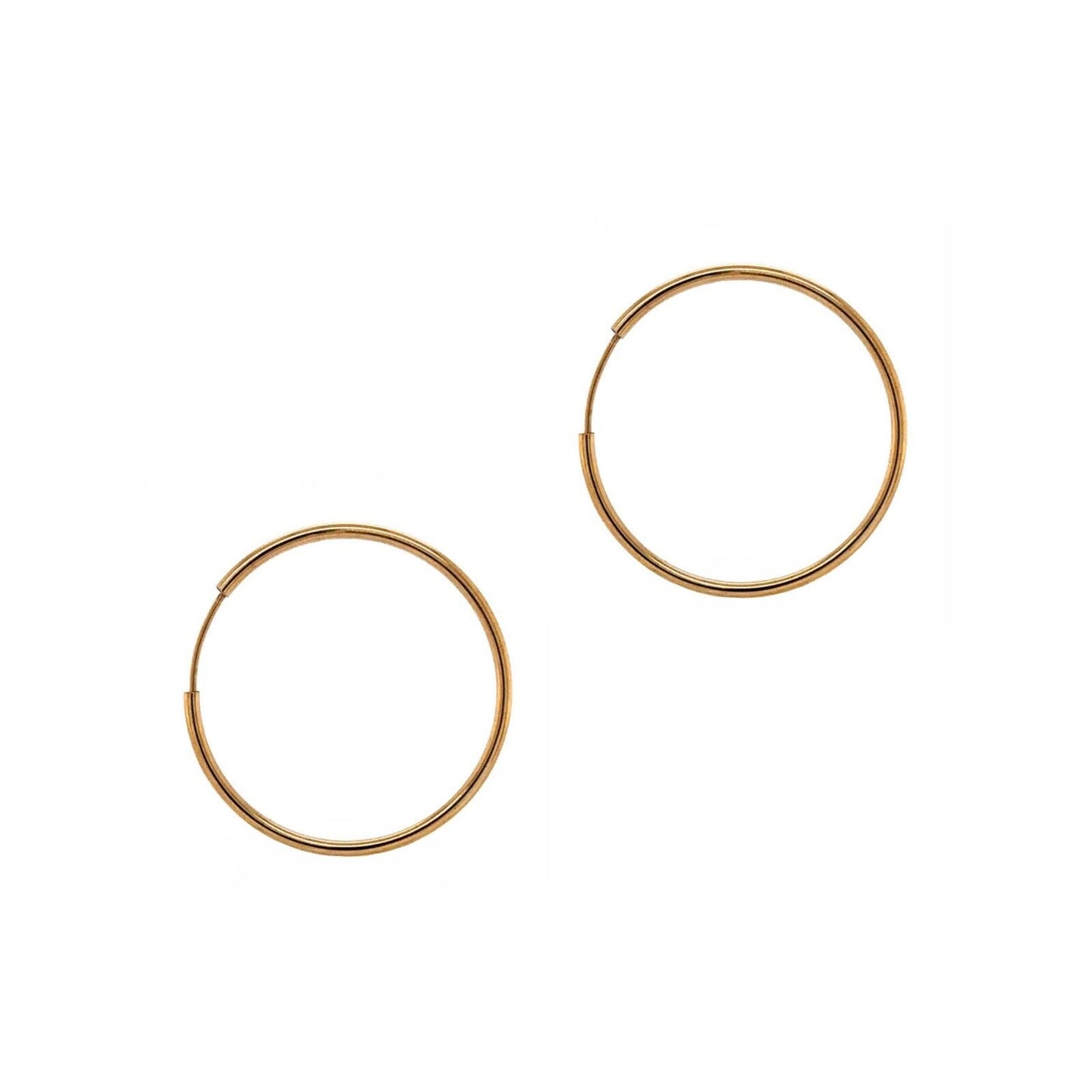 14k Goldfilled Endless Hoop Earrings