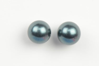 Sterling Silver 925 Stud Pearls Earrings With Swarovski handmade Pearls