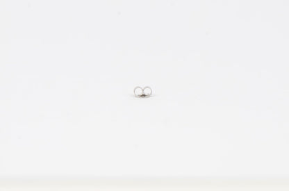 14k White Gold Push Back Earring Butterfly Backing Small Medium Large-by PC!!!