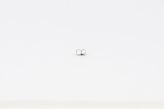 14k White Gold Push Back Earring Butterfly Backing Small Medium Large-by PC!!!