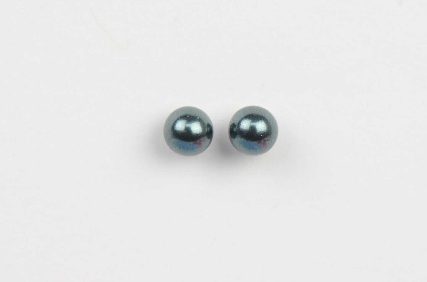 Sterling Silver 925 Stud Pearls Earrings With Swarovski handmade Pearls