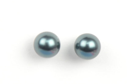 Sterling Silver 925 Stud Pearls Earrings With Swarovski handmade Pearls