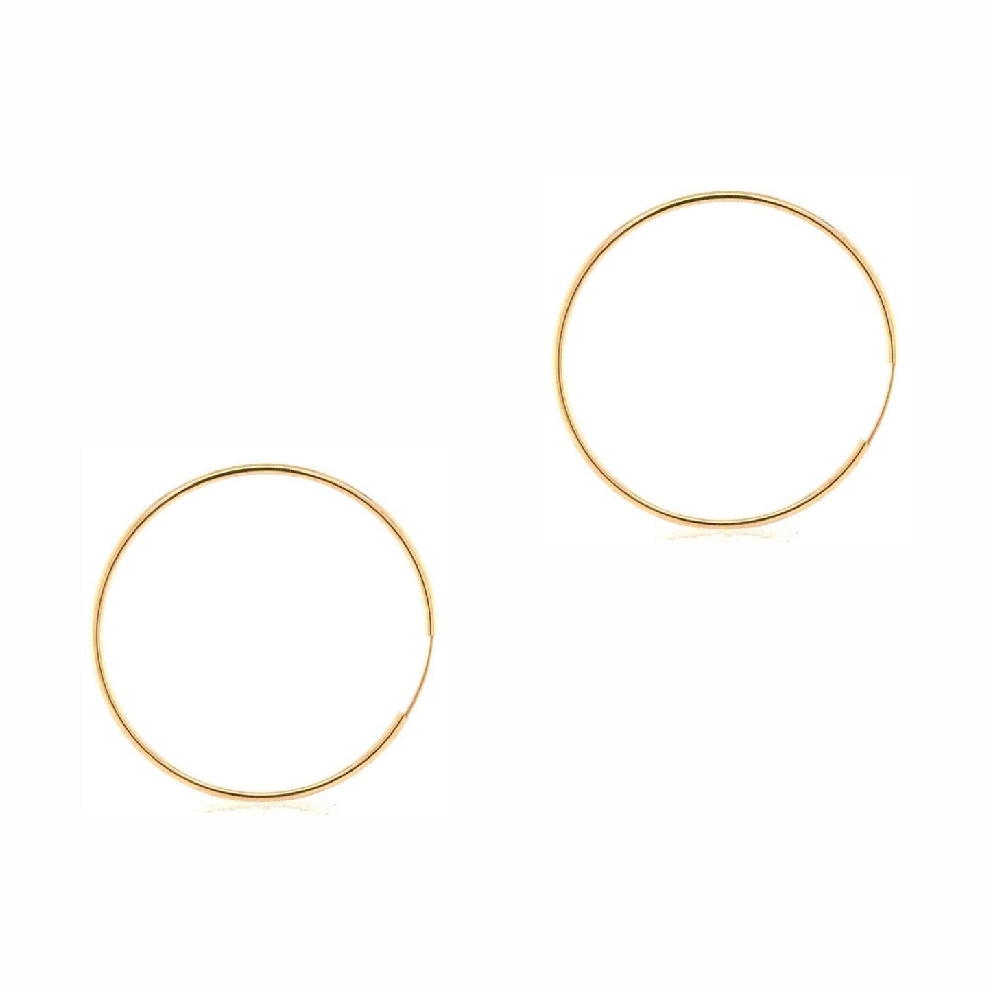 14k Goldfilled Endless Hoop Earrings