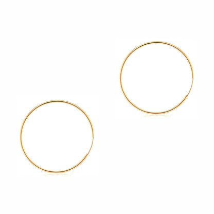 14k Goldfilled Endless Hoop Earrings