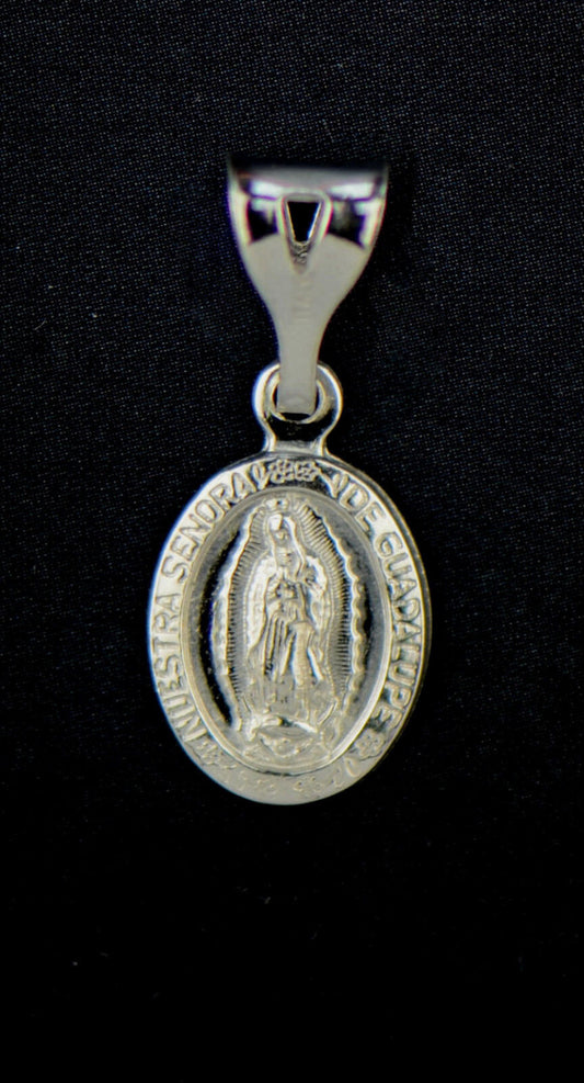 Sterling Silver Guadalupe Pendant 925