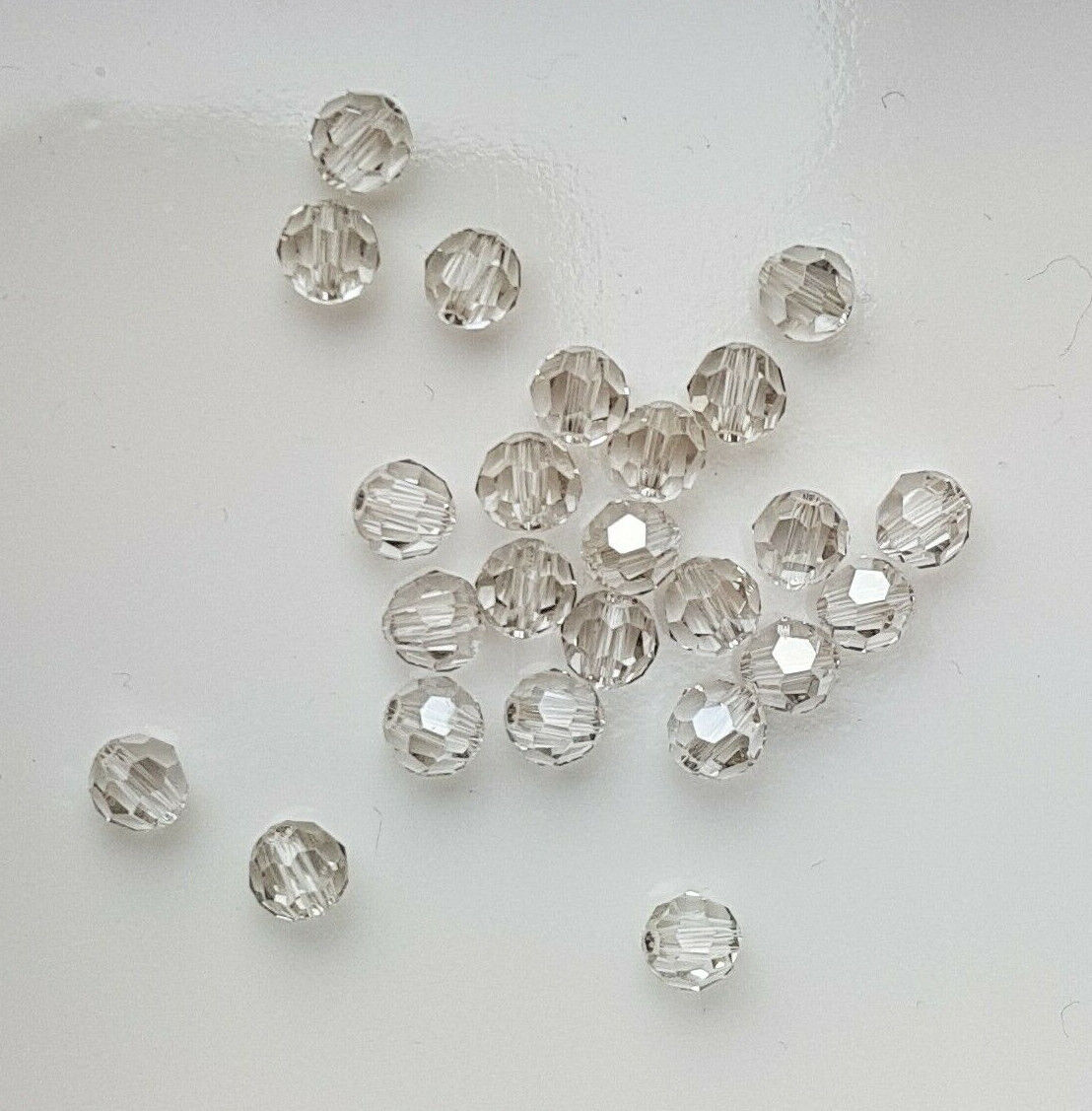 12 x SWAROVSKI 5000 CRYSTAL AB 6mm Round Faceted BEAD