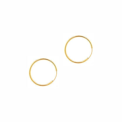 14k Goldfilled Endless Hoop Earrings