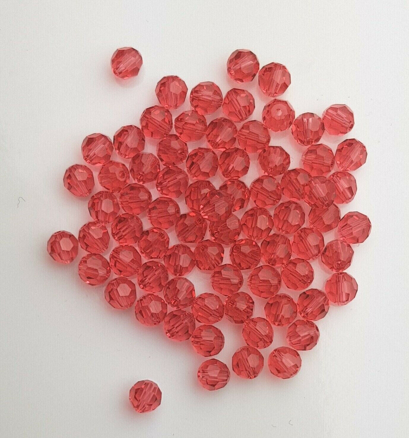 12 x SWAROVSKI 5000 CRYSTAL AB 6mm Round Faceted BEAD