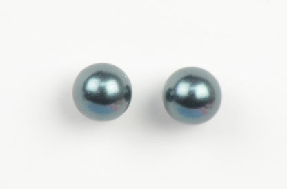 Sterling Silver 925 Stud Pearls Earrings With Swarovski handmade Pearls