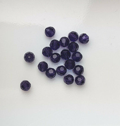 12 x SWAROVSKI 5000 CRYSTAL AB 6mm Round Faceted BEAD