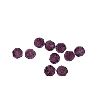 12 x SWAROVSKI 5000 CRYSTAL 7mm Round Faceted BEAD