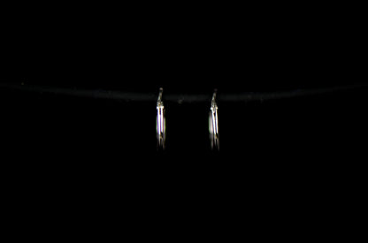 Sterling Silver Hoops  Pierced Earrings