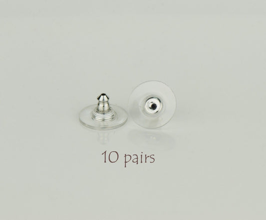 Earring Backs 10 Pairs