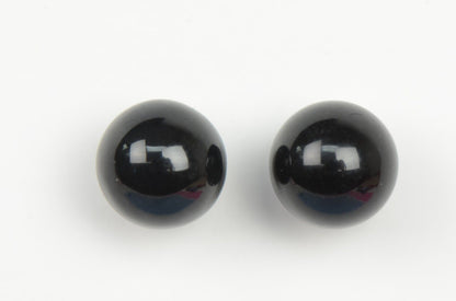 Sterling Silver 925 black Onyx Stone handmade stud earrings 4-8mm