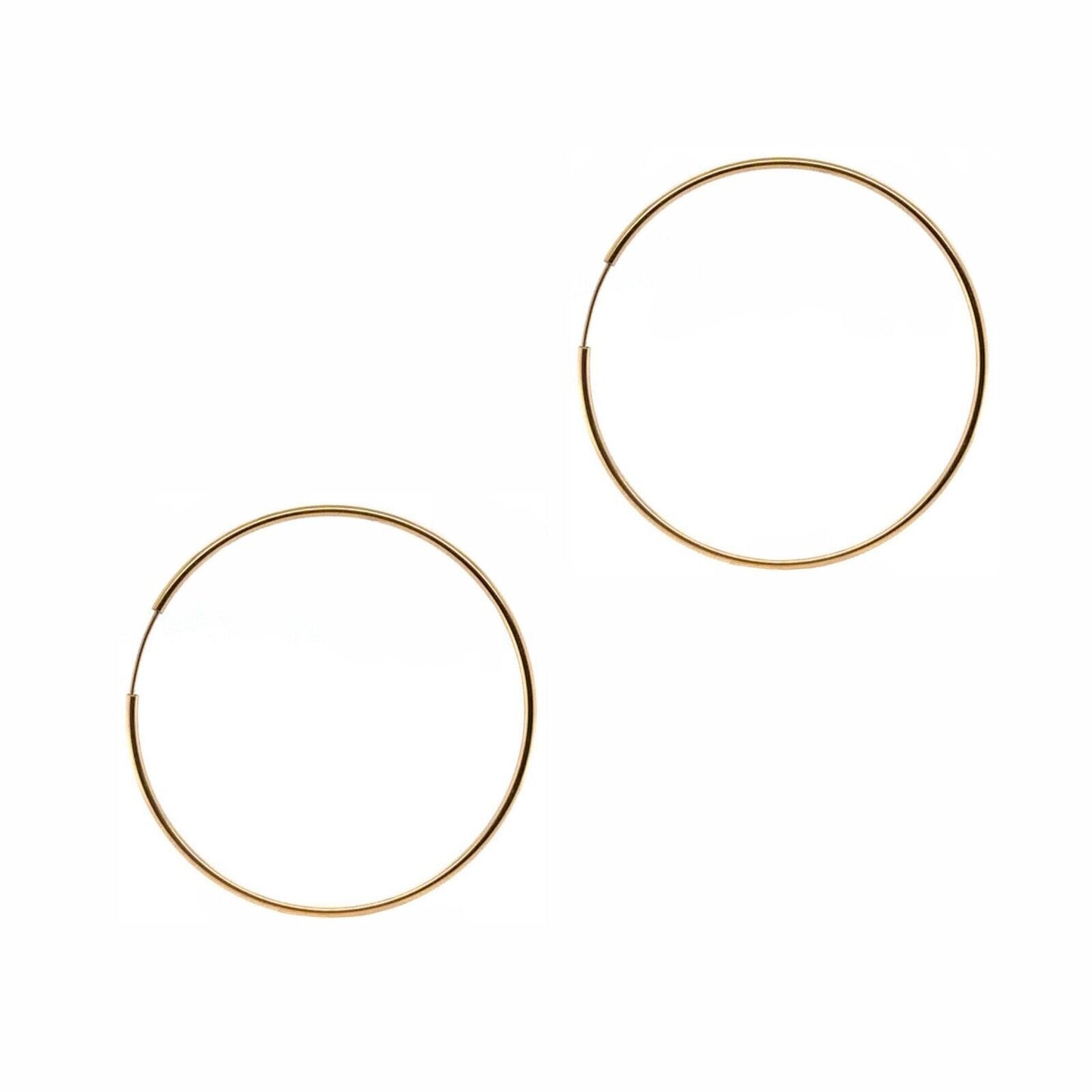 14k Goldfilled Endless Hoop Earrings