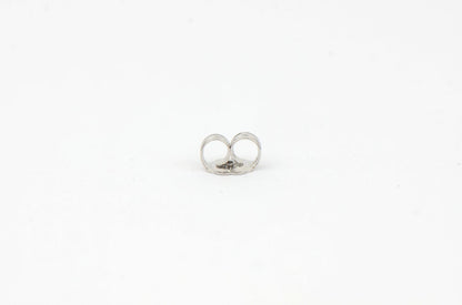14k White Gold Push Back Earring Butterfly Backing Small Medium Large-by PC!!!